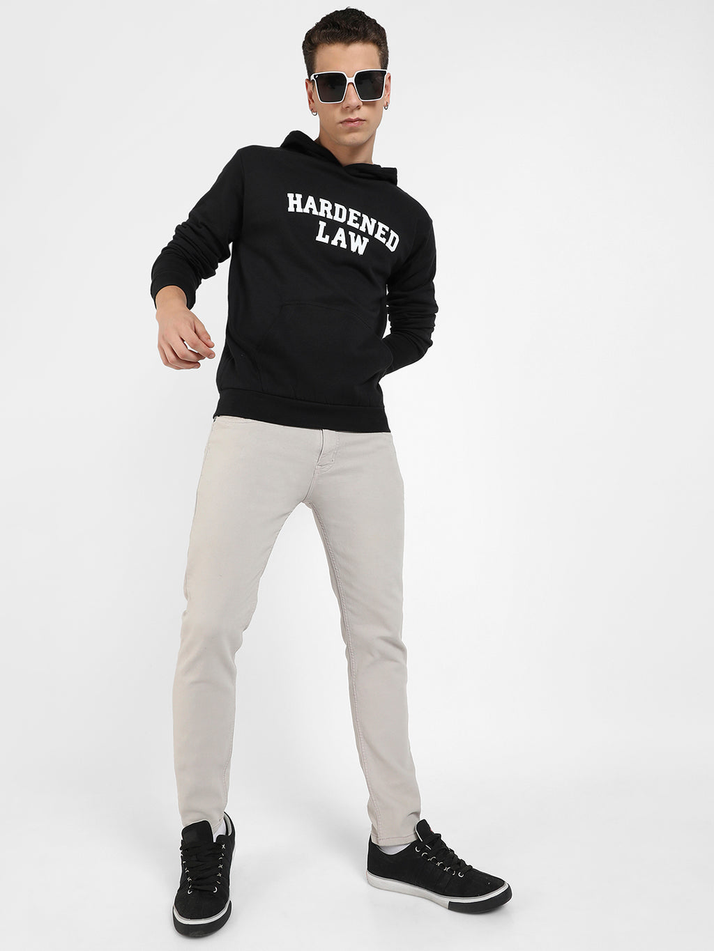 Hardened Law Hoodie With Kangaroo Pocket