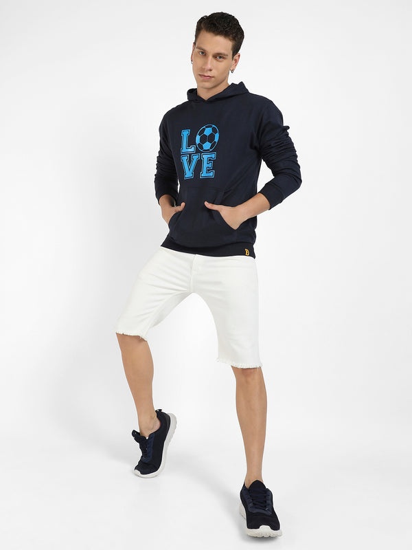 Love Football Hoodie With Kangaroo Pocket
