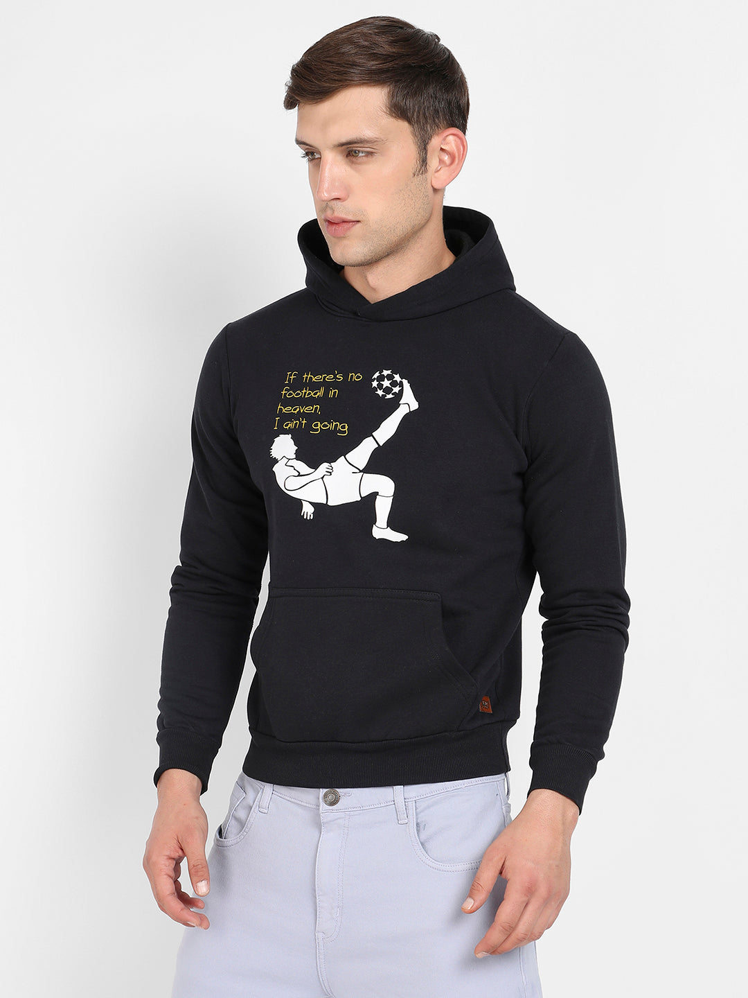 Football Hoodie With Kangaroo Pocket