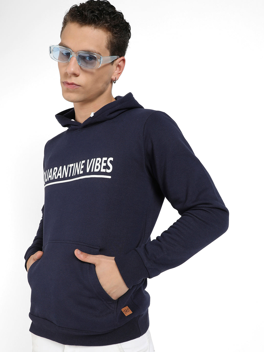 Quarantine Vibes Hoodie With Kangaroo Hoodie