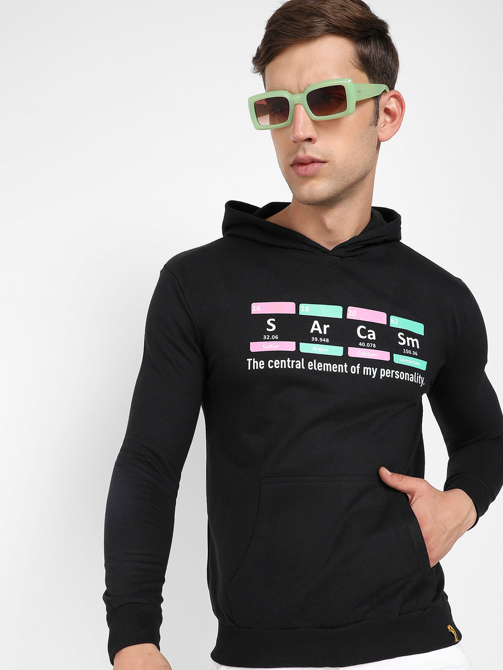 Sarcasm Hoodie With Kangaroo Pocket