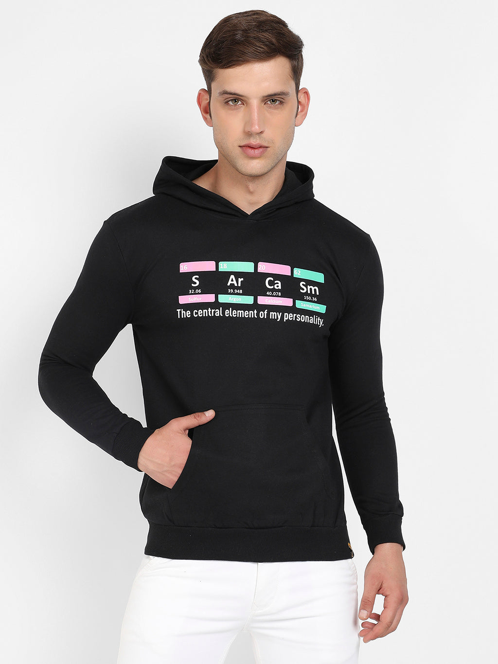 Sarcasm Hoodie With Kangaroo Pocket