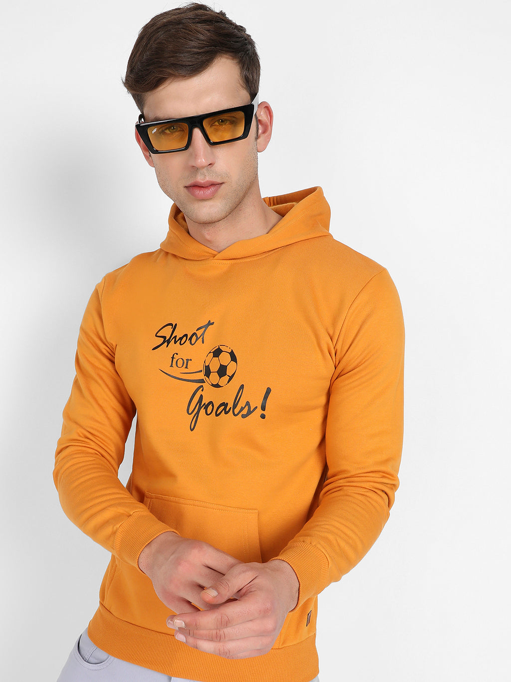 Shoot For Goals Hoodie With Kangaroo Pocket