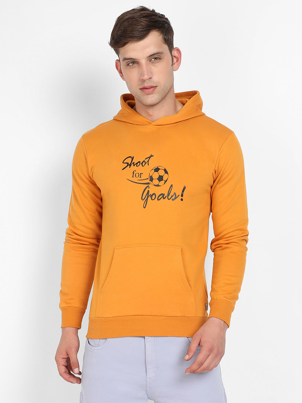 Shoot For Goals Hoodie With Kangaroo Pocket