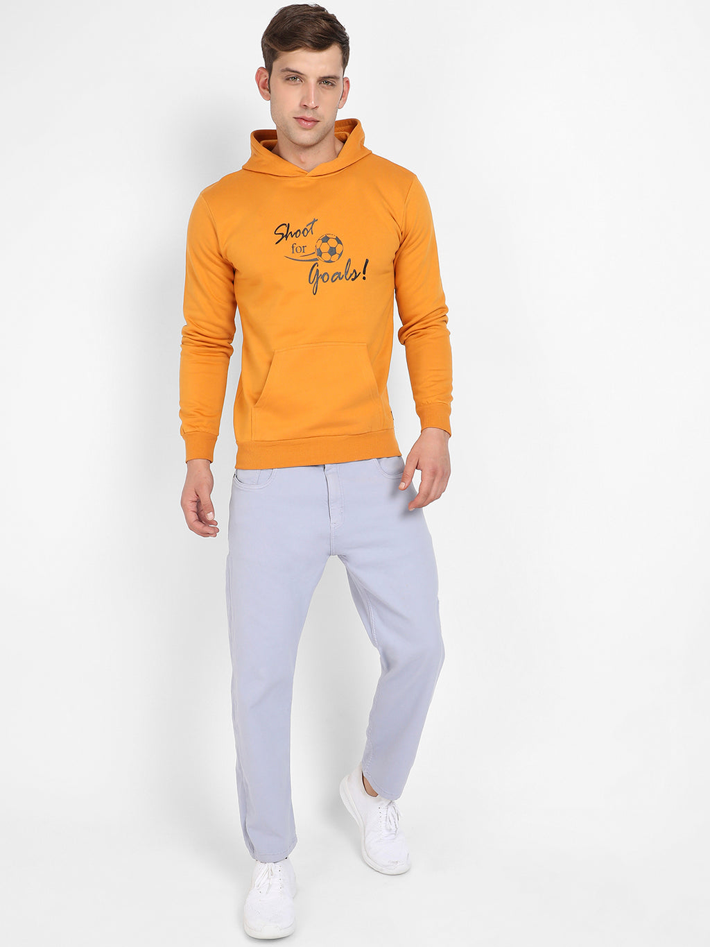 Shoot For Goals Hoodie With Kangaroo Pocket