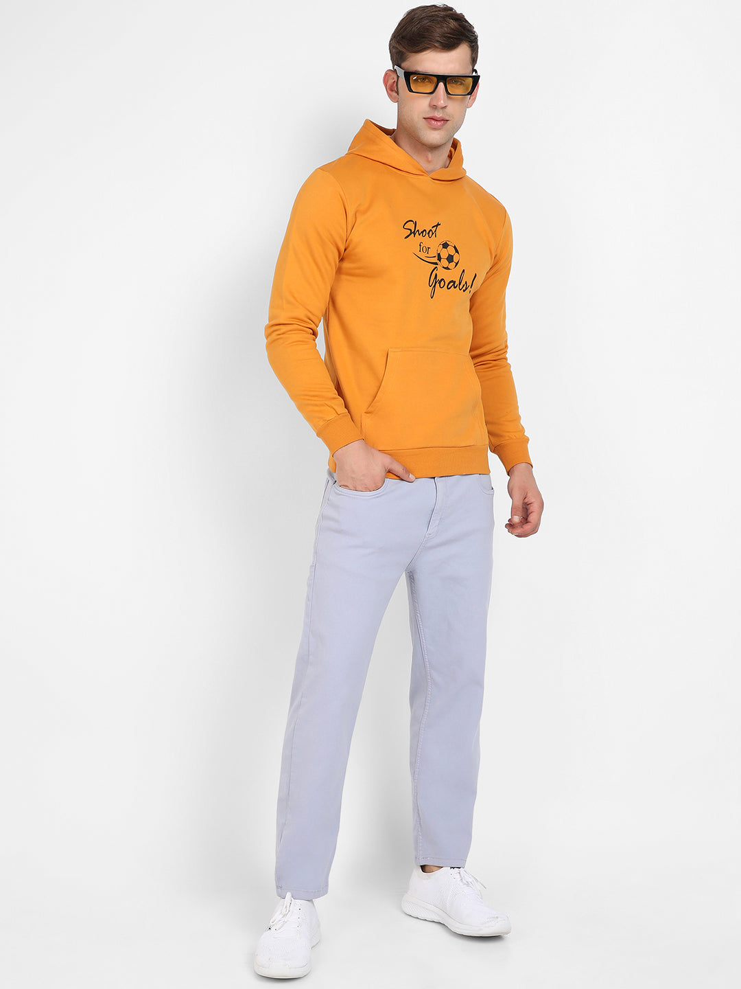 Shoot For Goals Hoodie With Kangaroo Pocket