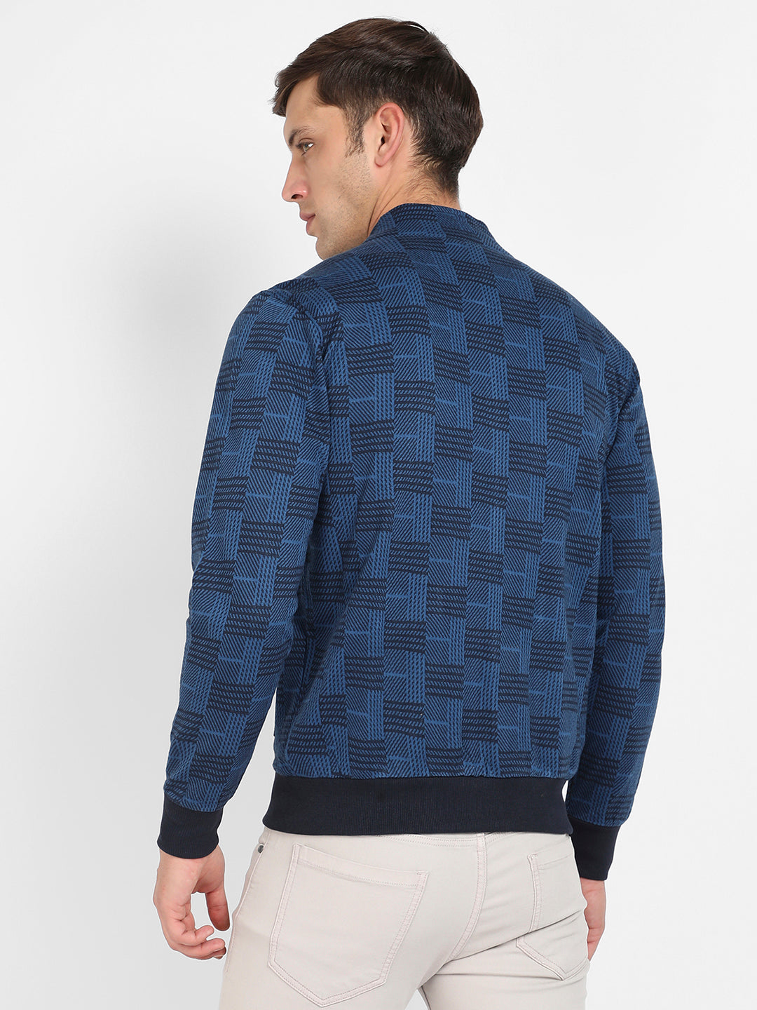 Textured Jacket With Flap Pocket