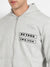 Men's Light Grey Be Your Own Item Hoodie With Insert Pocket