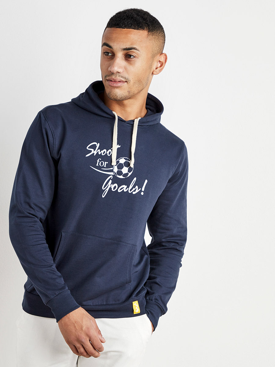 Shoot For Goals Hoodie With Kangaroo Pocket