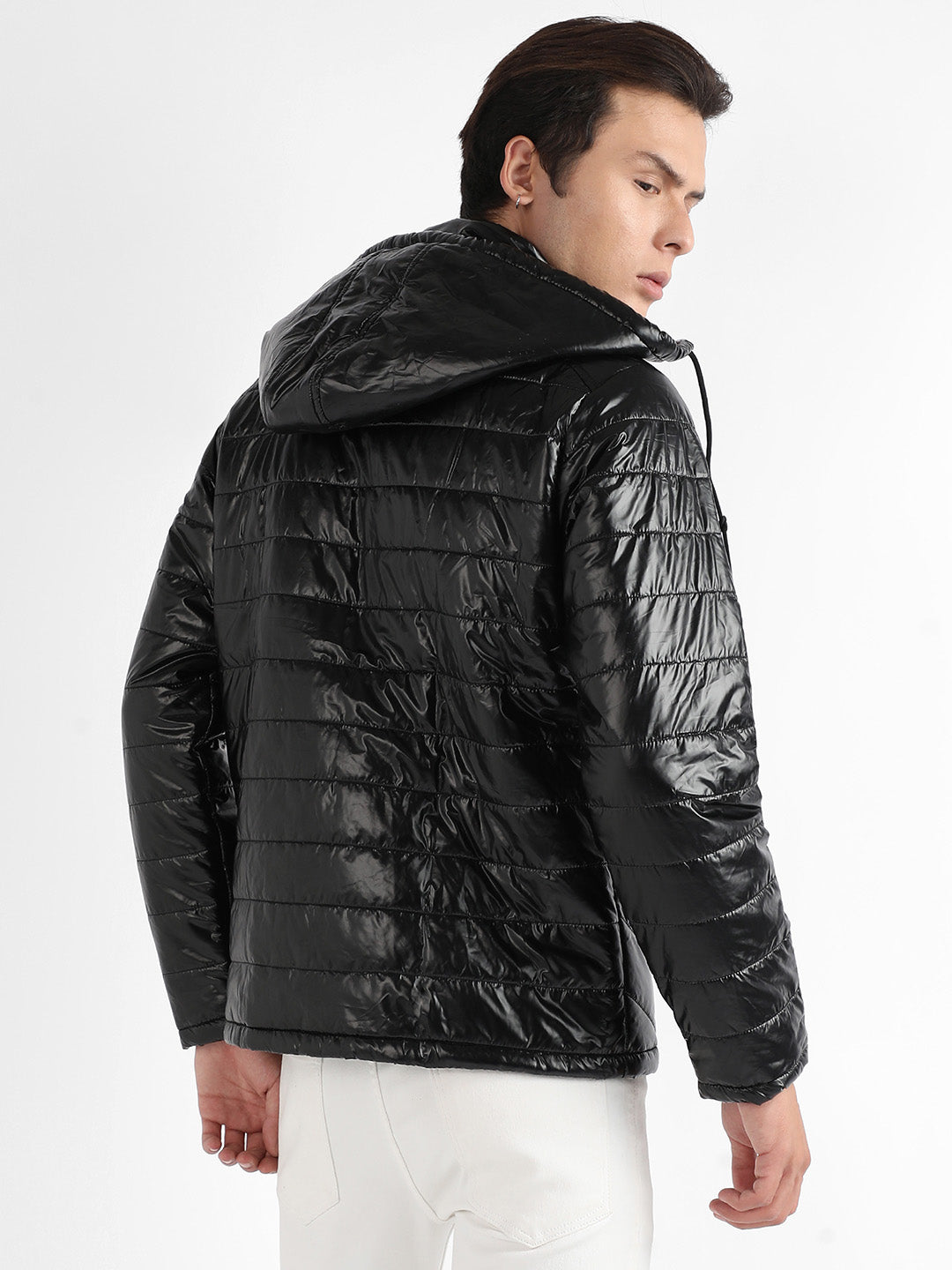 Zip-Front Quilted Puffer Jacket