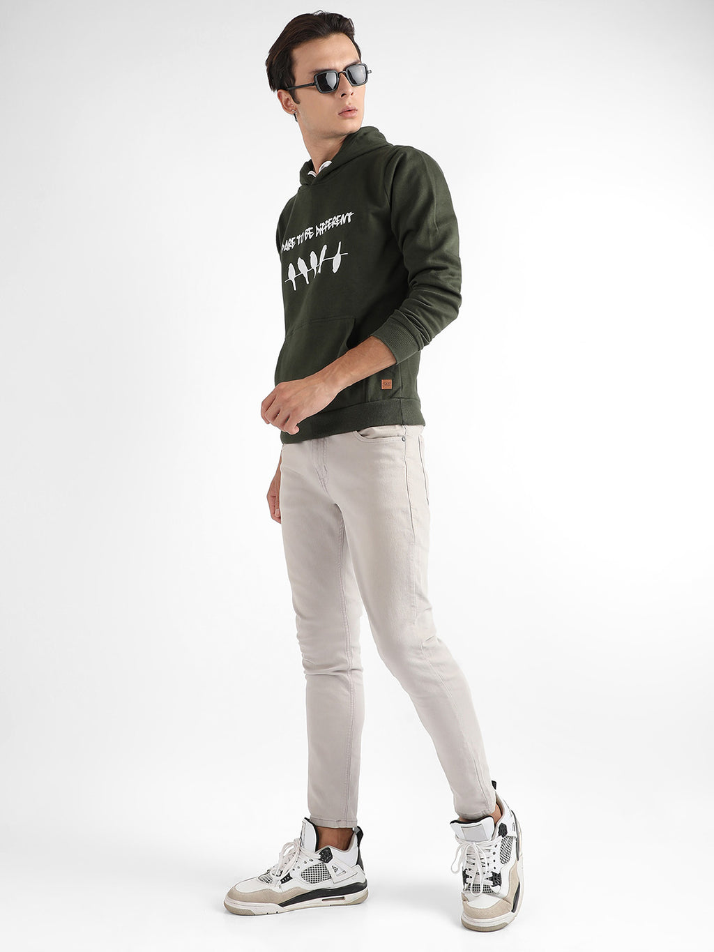 Dare To Be Different Hoodie With Kangaroo Pocket