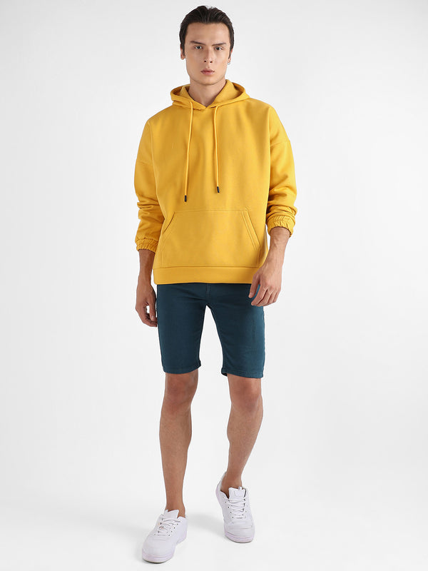 Oversized Pullover Sweatshirt With Kangaroo Pocket