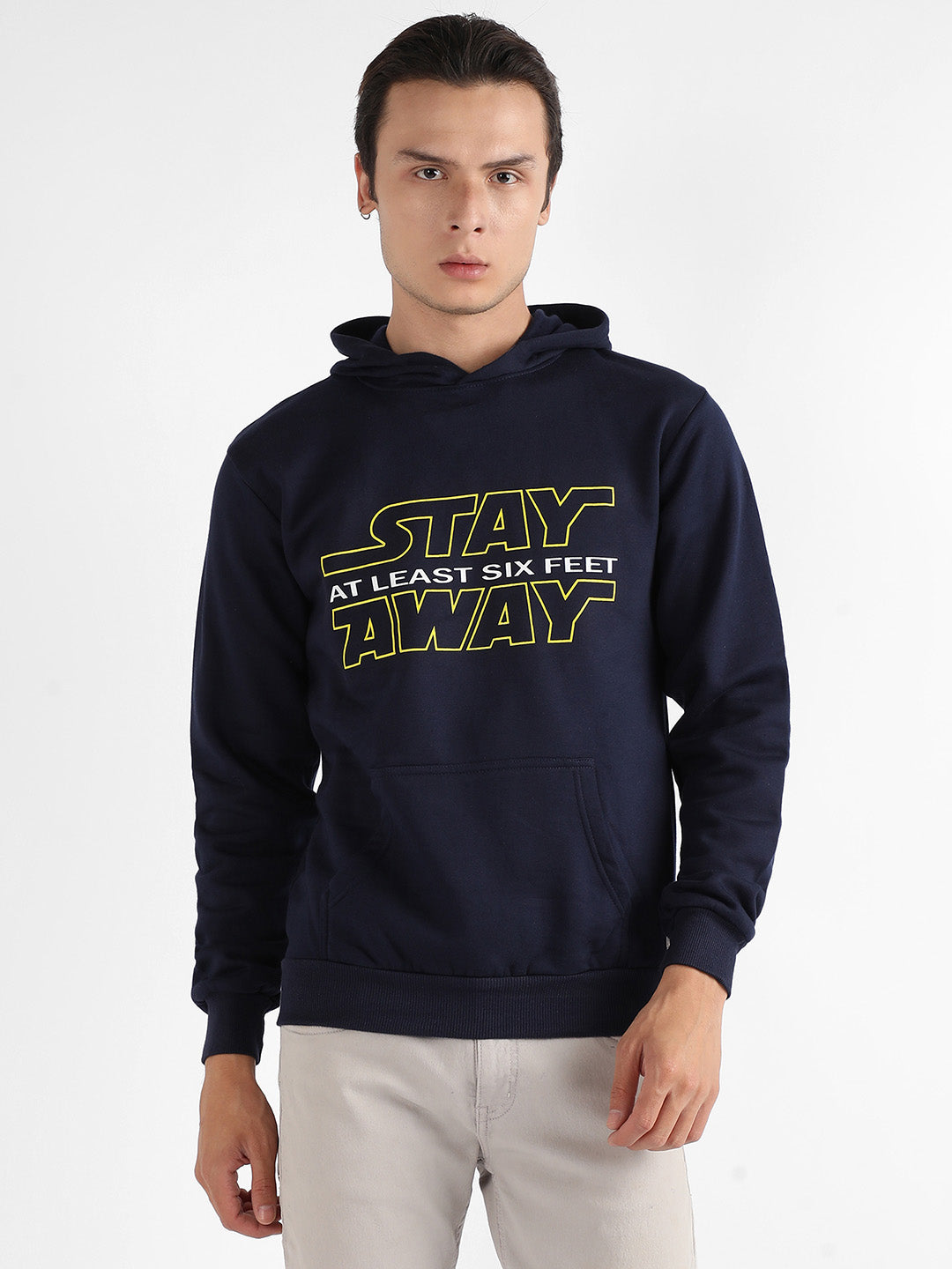 Stay Away Hoodie With Kangaroo Pocket