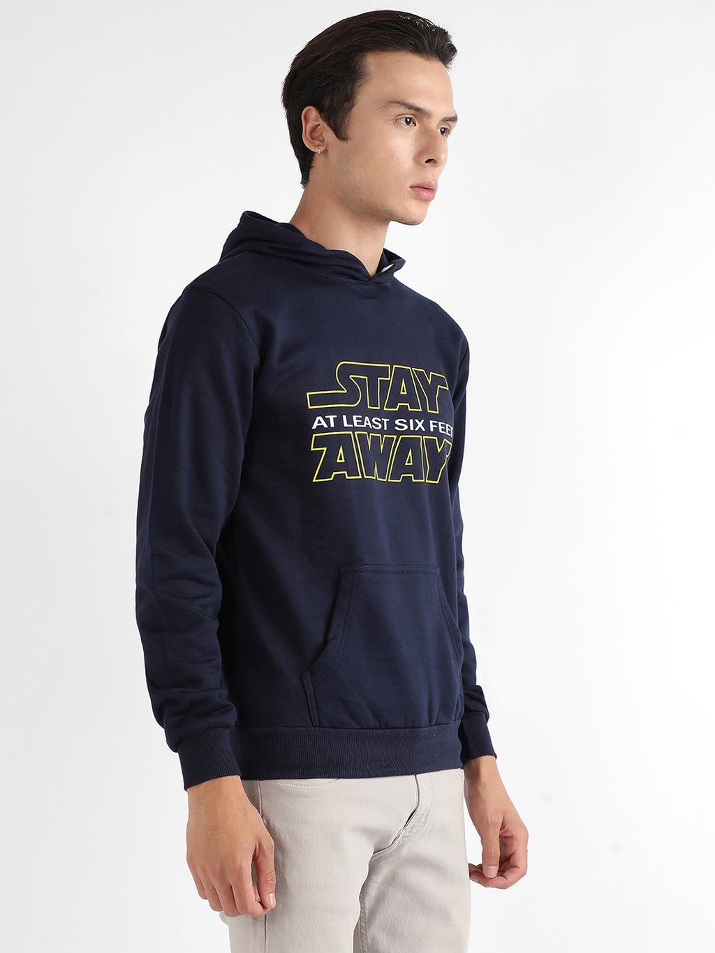 Stay Away Hoodie With Kangaroo Pocket