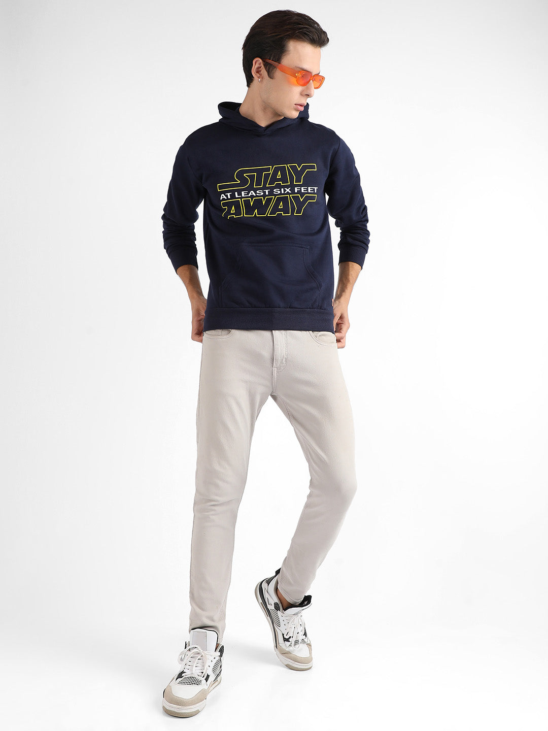 Stay Away Hoodie With Kangaroo Pocket