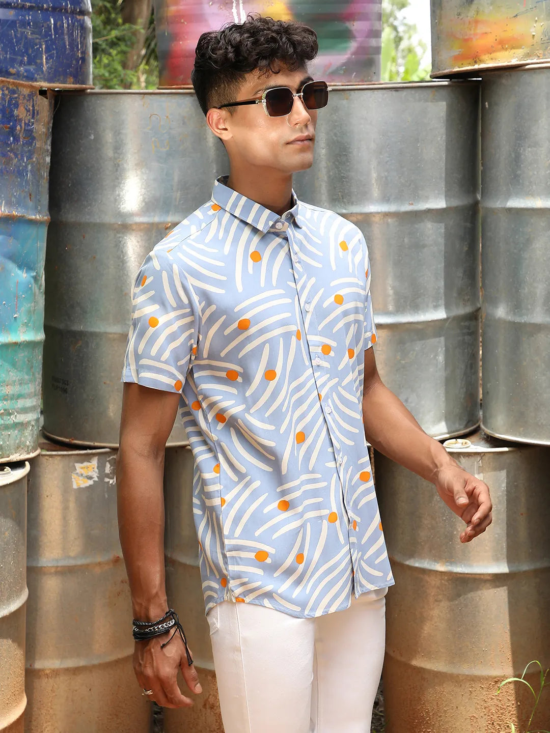 Abstract Print Shirt