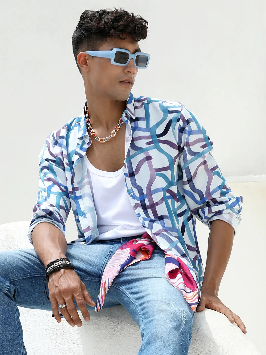 Abstract Print Shirt