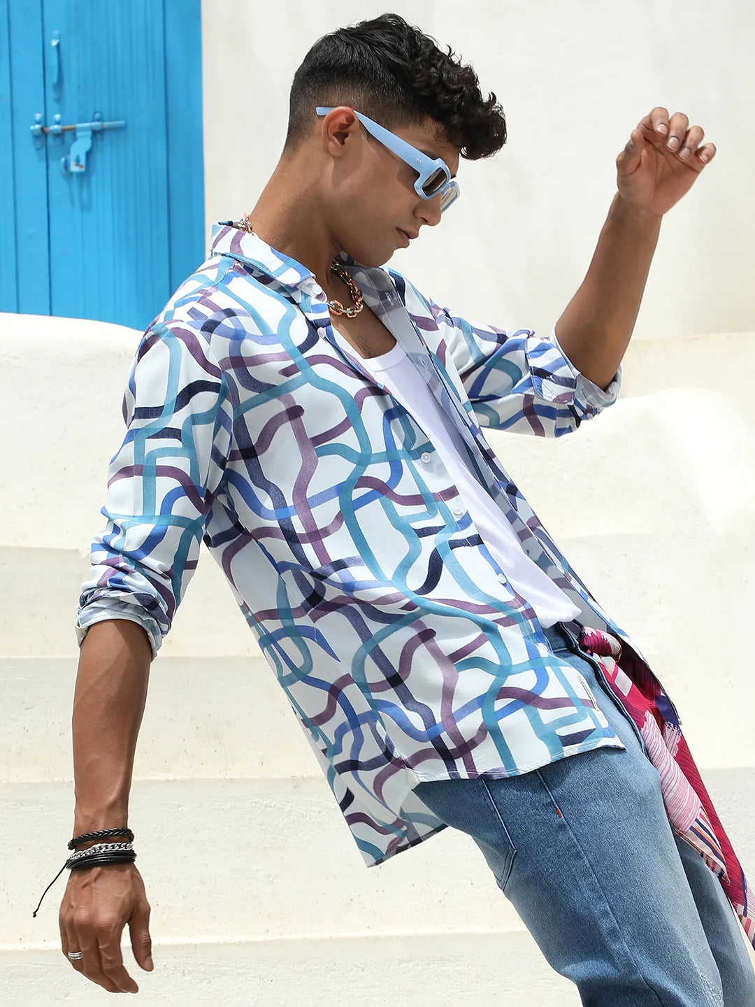 Abstract Print Shirt