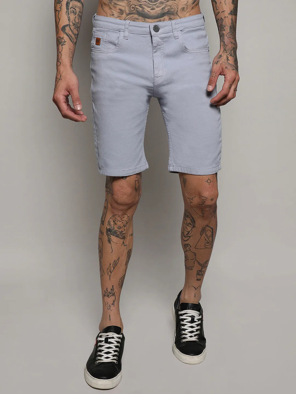 Chino Denim Shorts