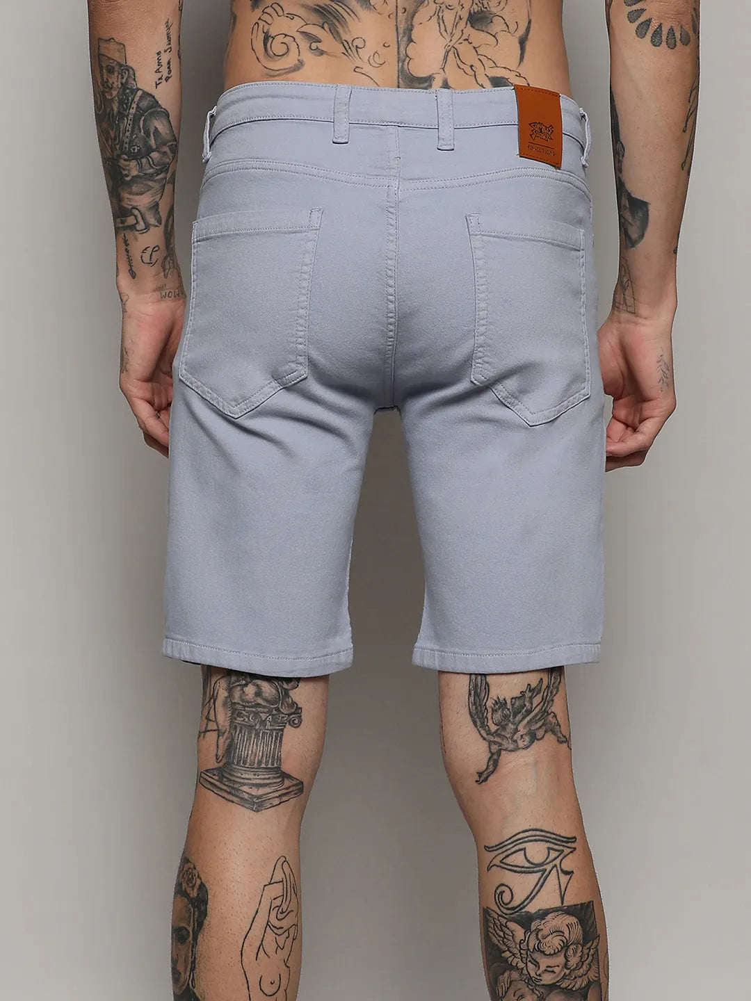 Chino Denim Shorts