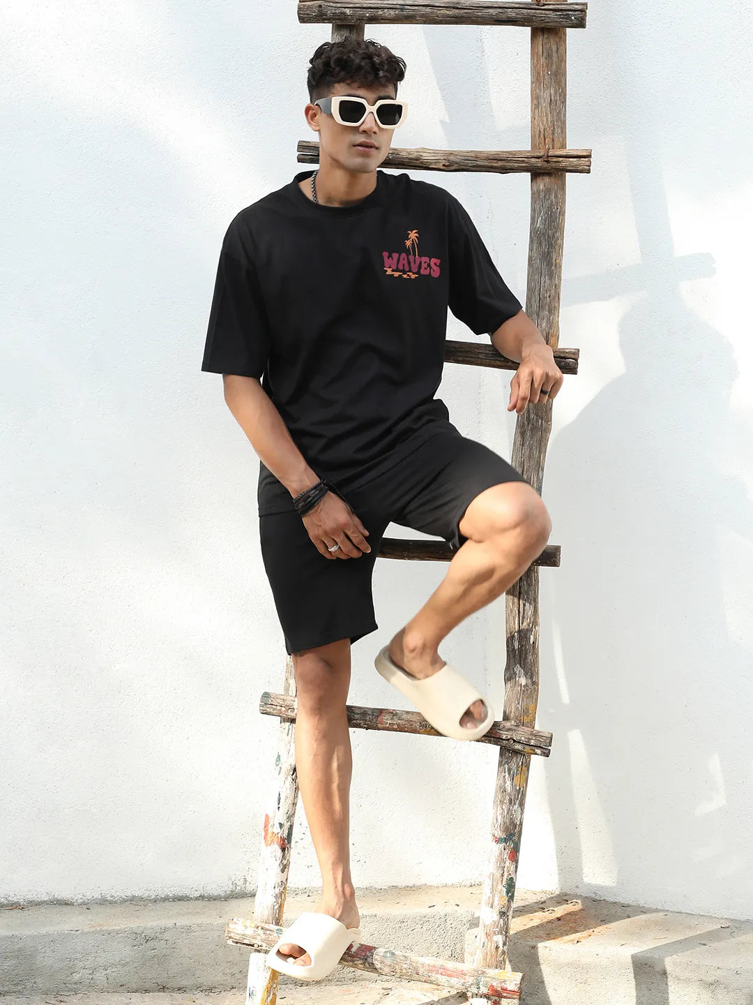 Oversized Happy Waves Co-Ord Set