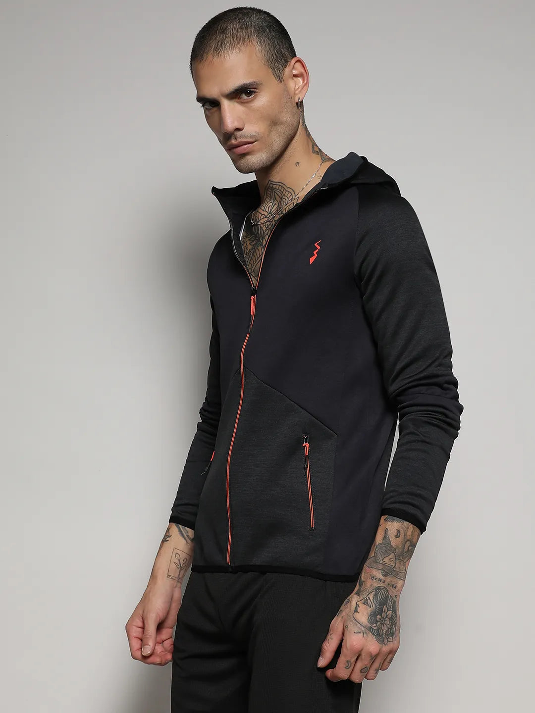 Zip-Front Activewear Jacket With Insert Pocket