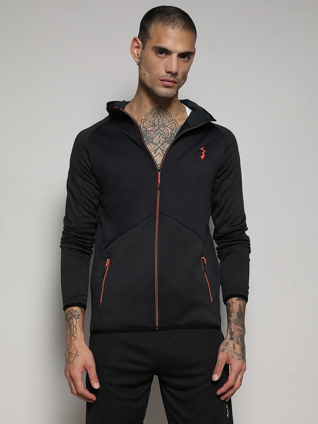 Black activewear jacket hotsell