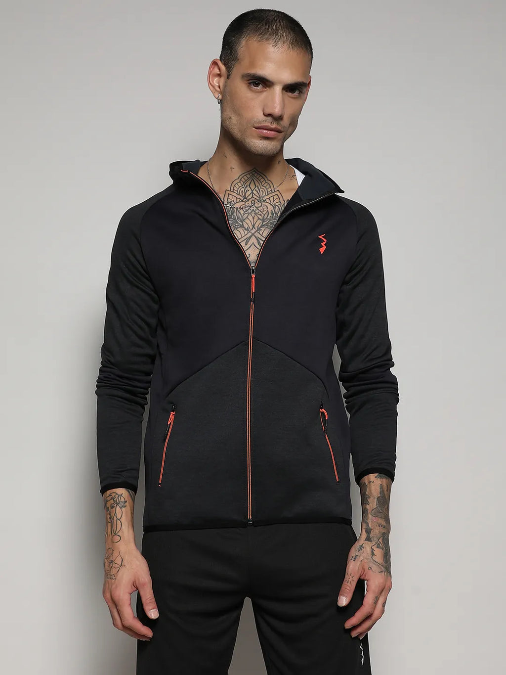 Zip-Front Activewear Jacket With Insert Pocket