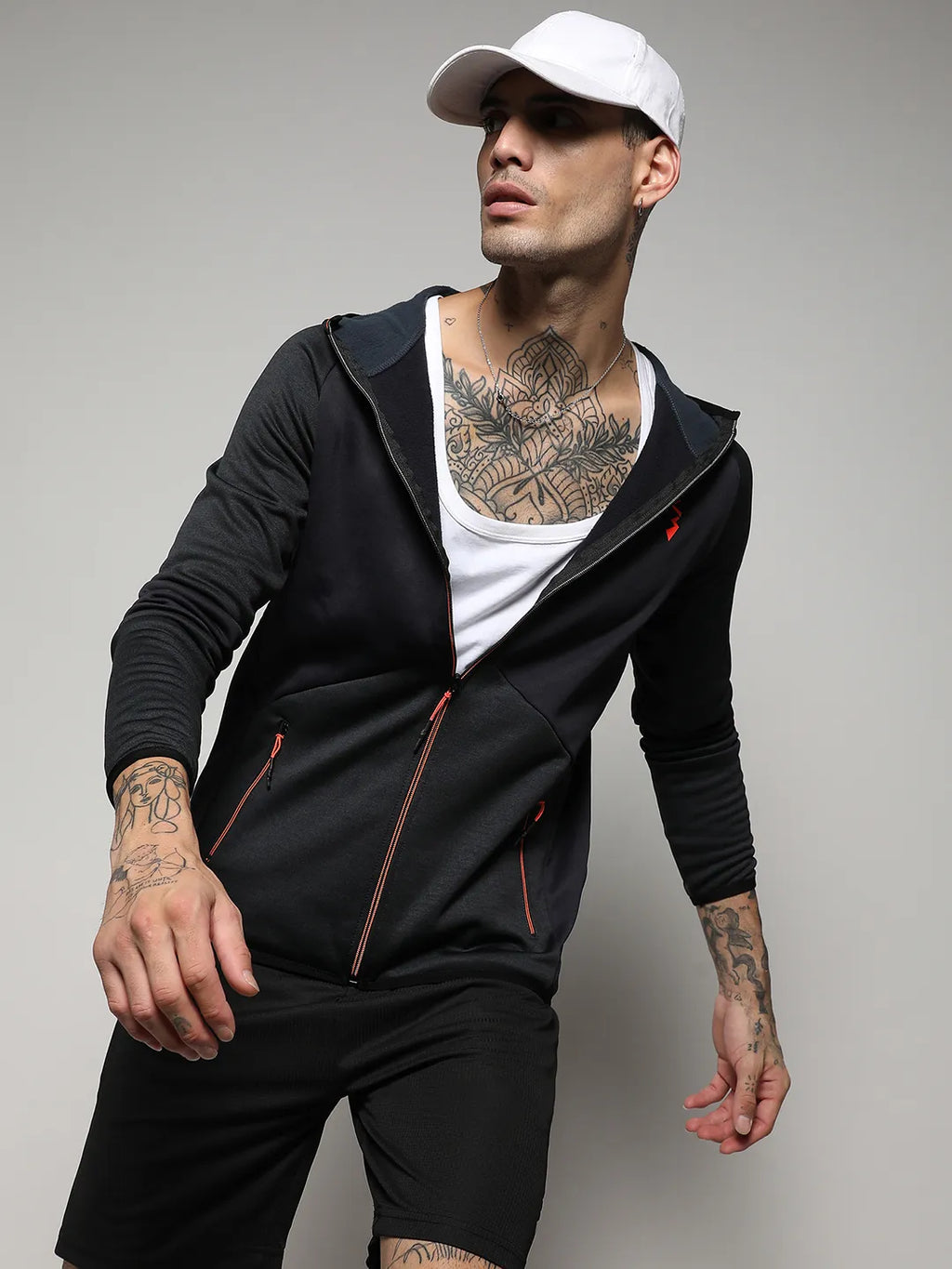 Zip-Front Activewear Jacket With Insert Pocket