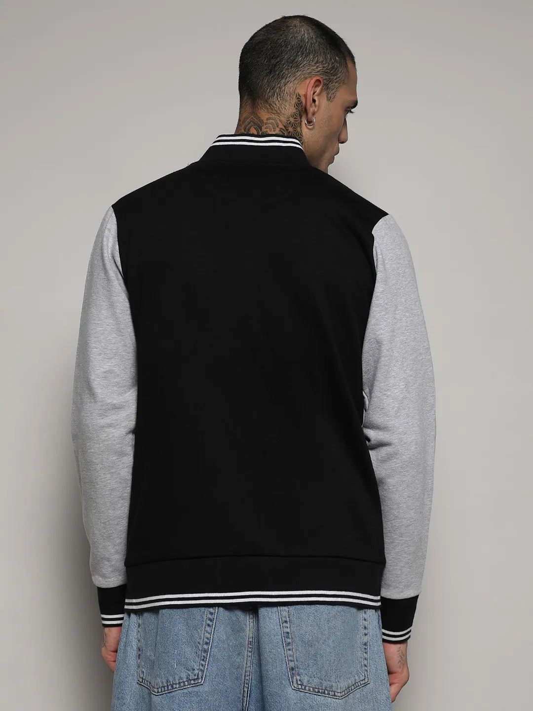 Zip-Front Jacket With Open-Angled Pocket