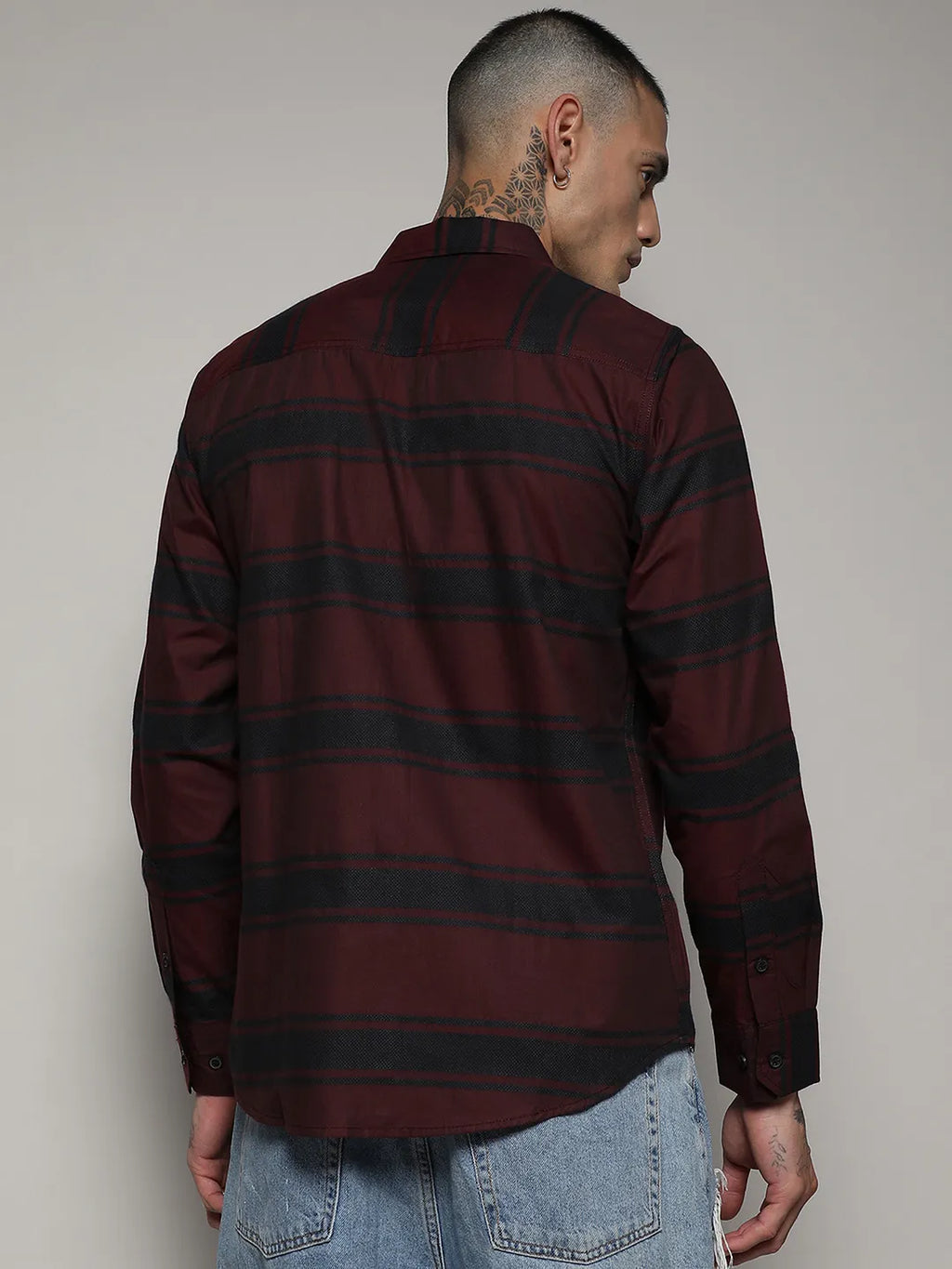 Horizontal Halo Striped Shirt