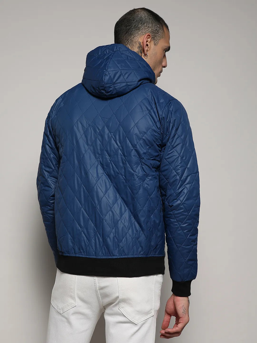 Quilted Puffer Jacket With Zip-Closure