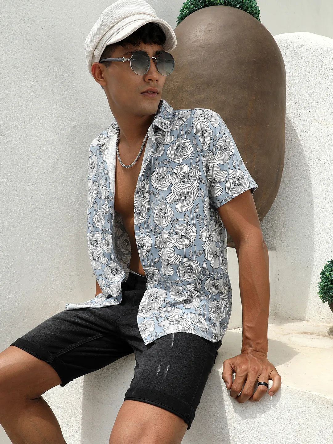 Botanical Print Shirt