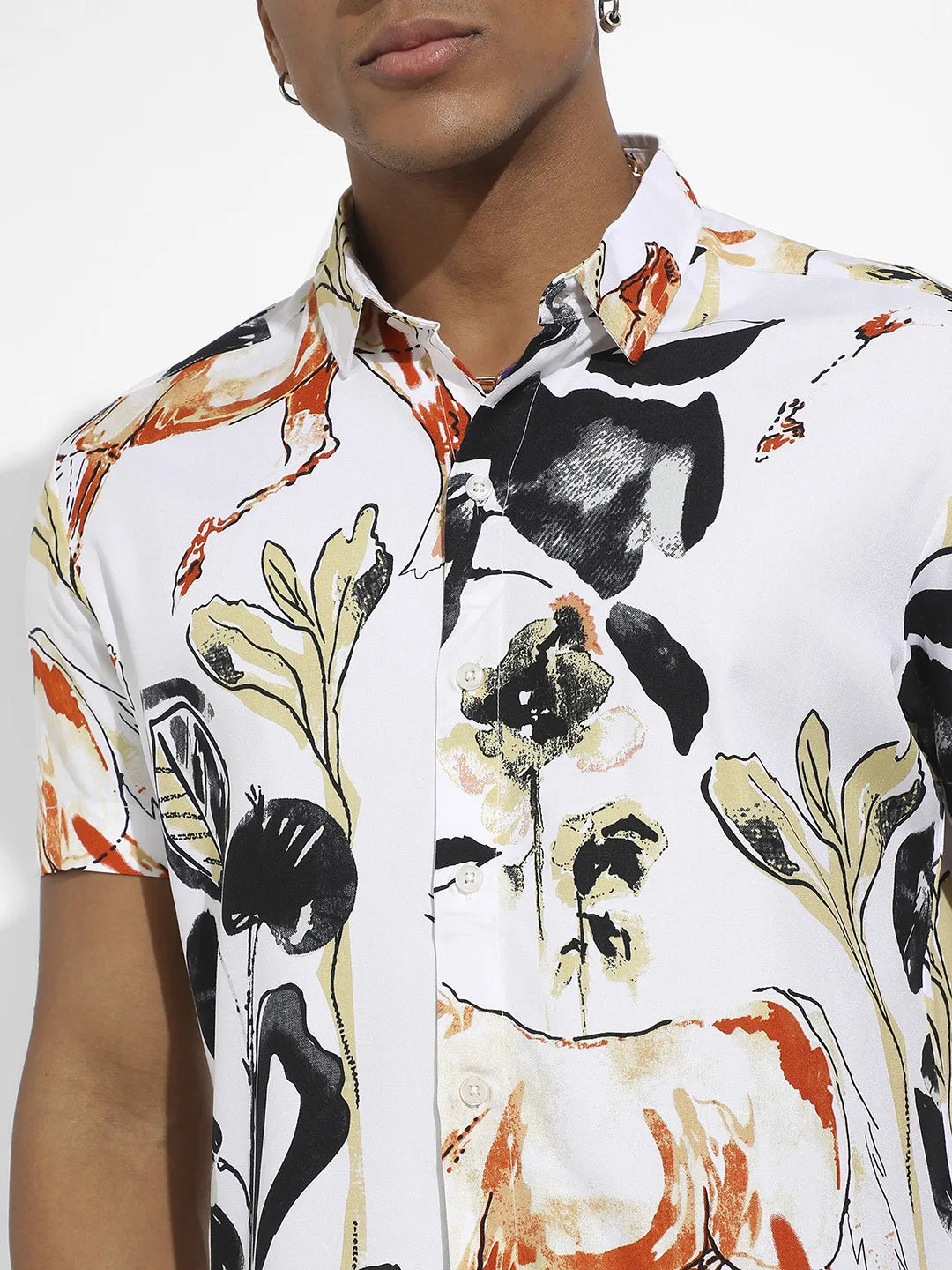 Brown & Black Foliage Horse Shirt