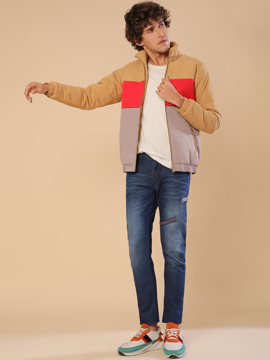 Color Block Jacket