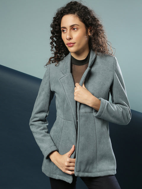 Structured Single-Breasted Blazer