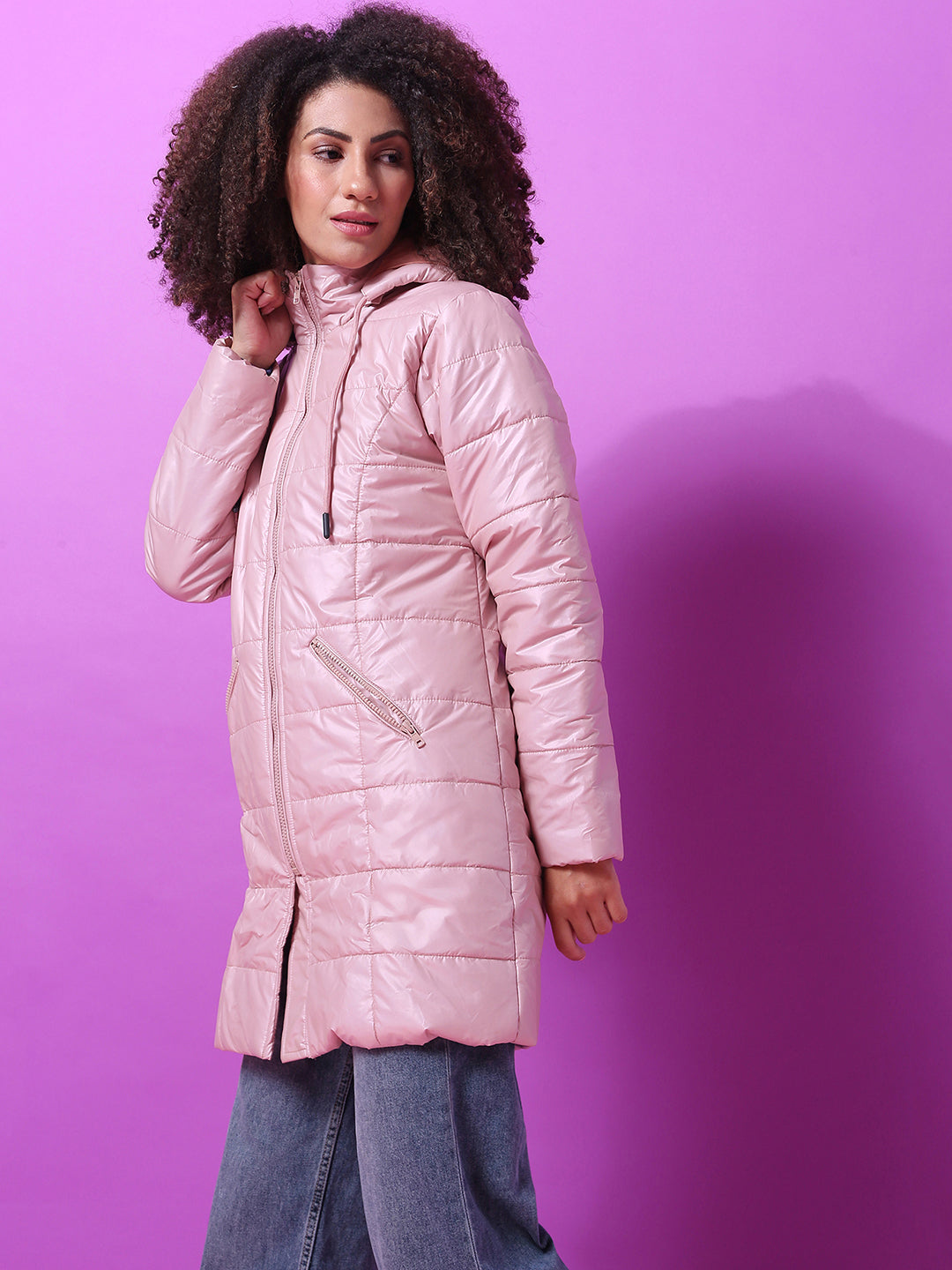 Puffer Jacket With Detachable Hood