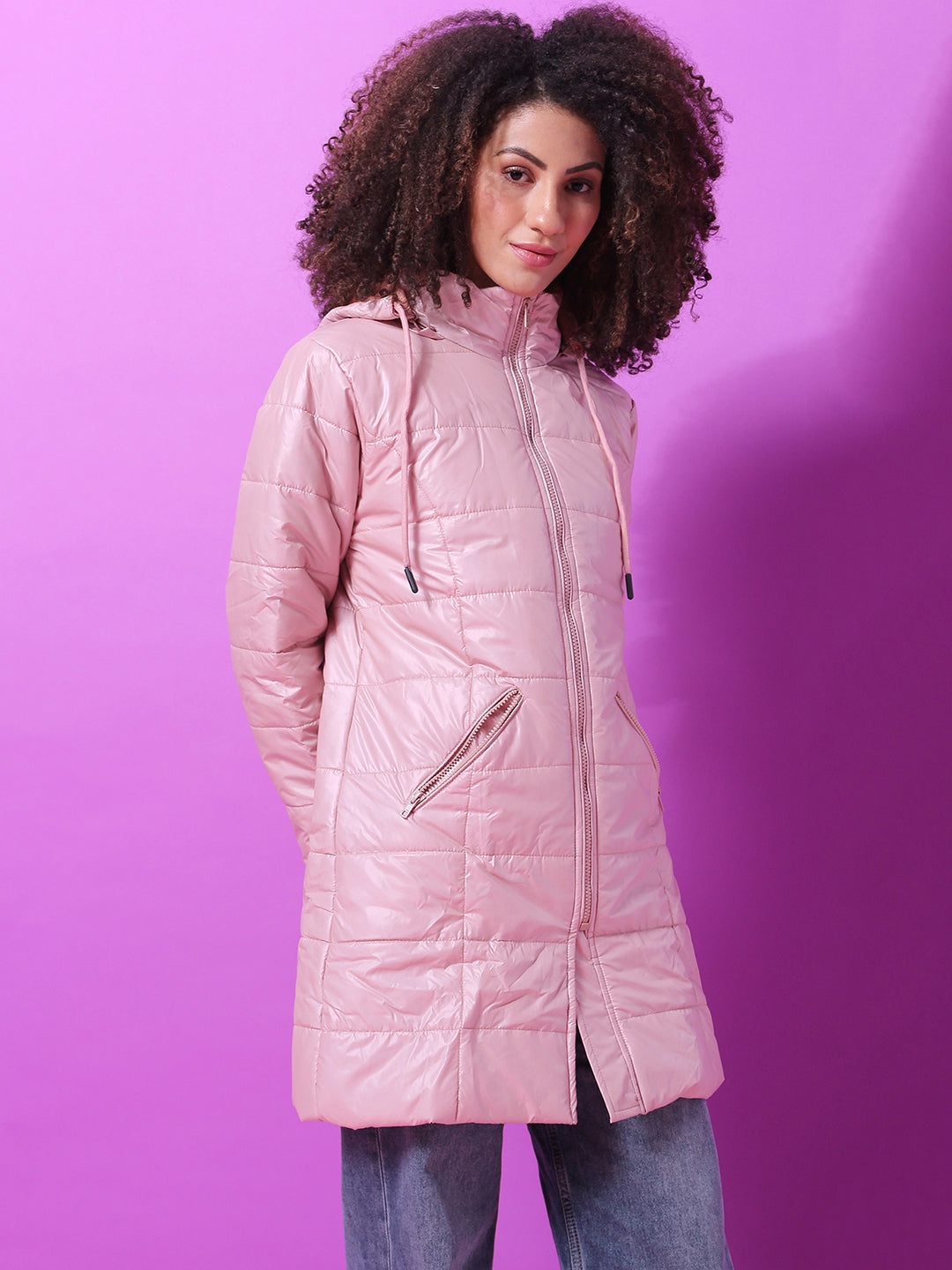 Puffer Jacket With Detachable Hood