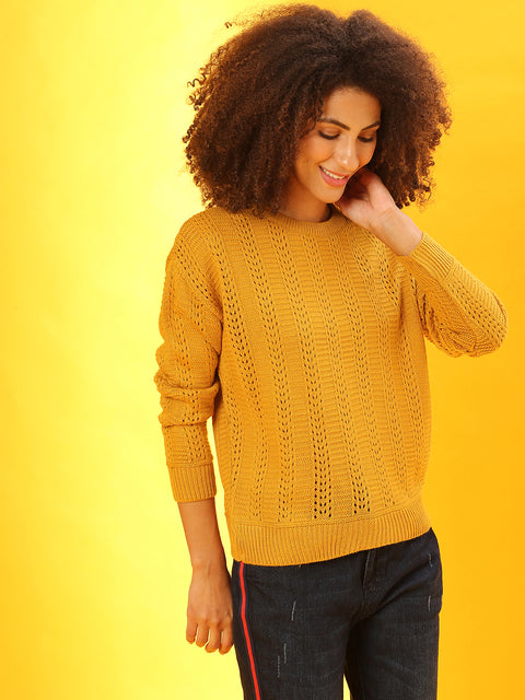 Self-Design Pullover Sweater