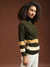 Women Colorblock Winter Sweater