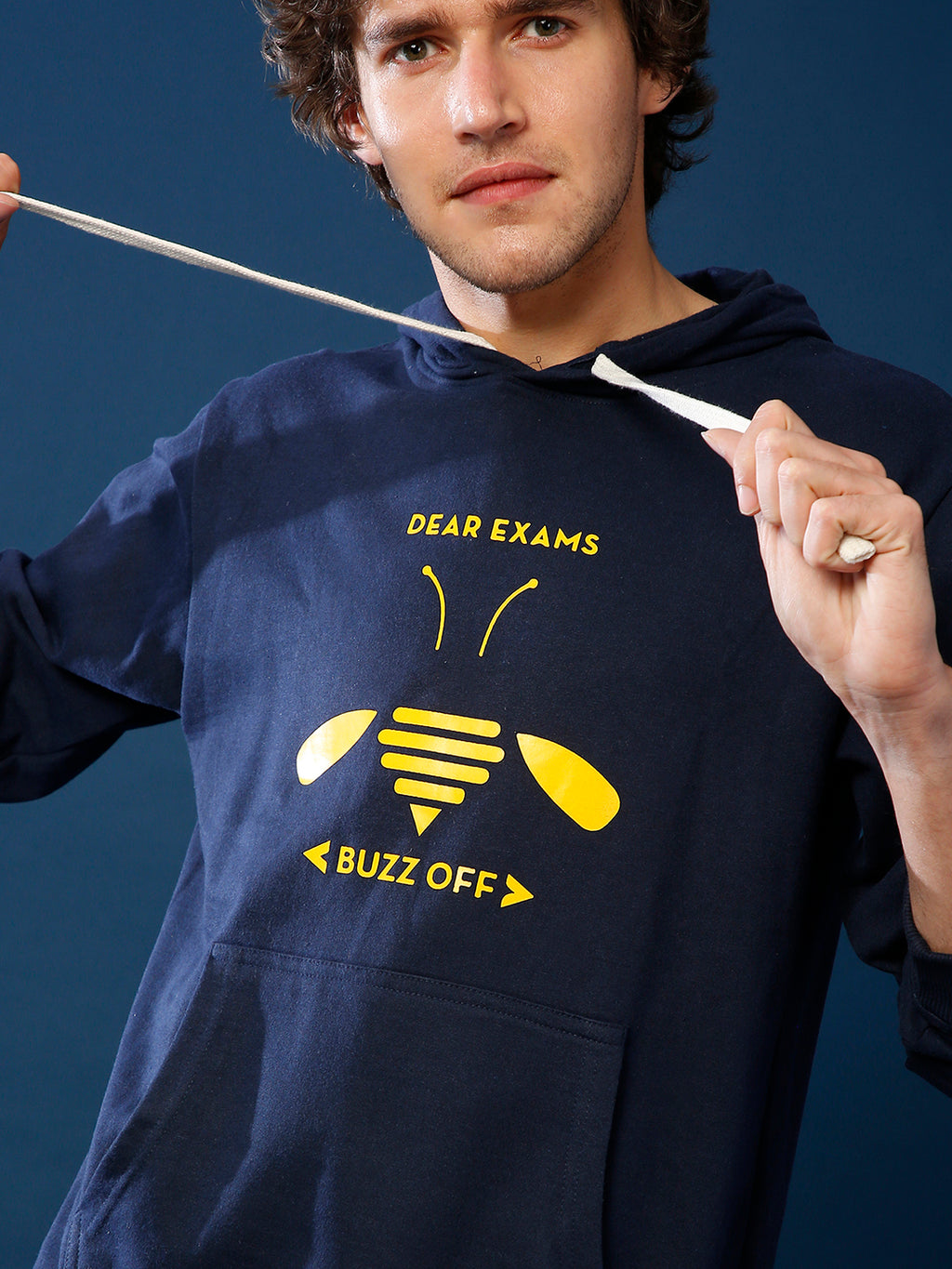 Buzz Off Hoodie With Kangaroo Pocket