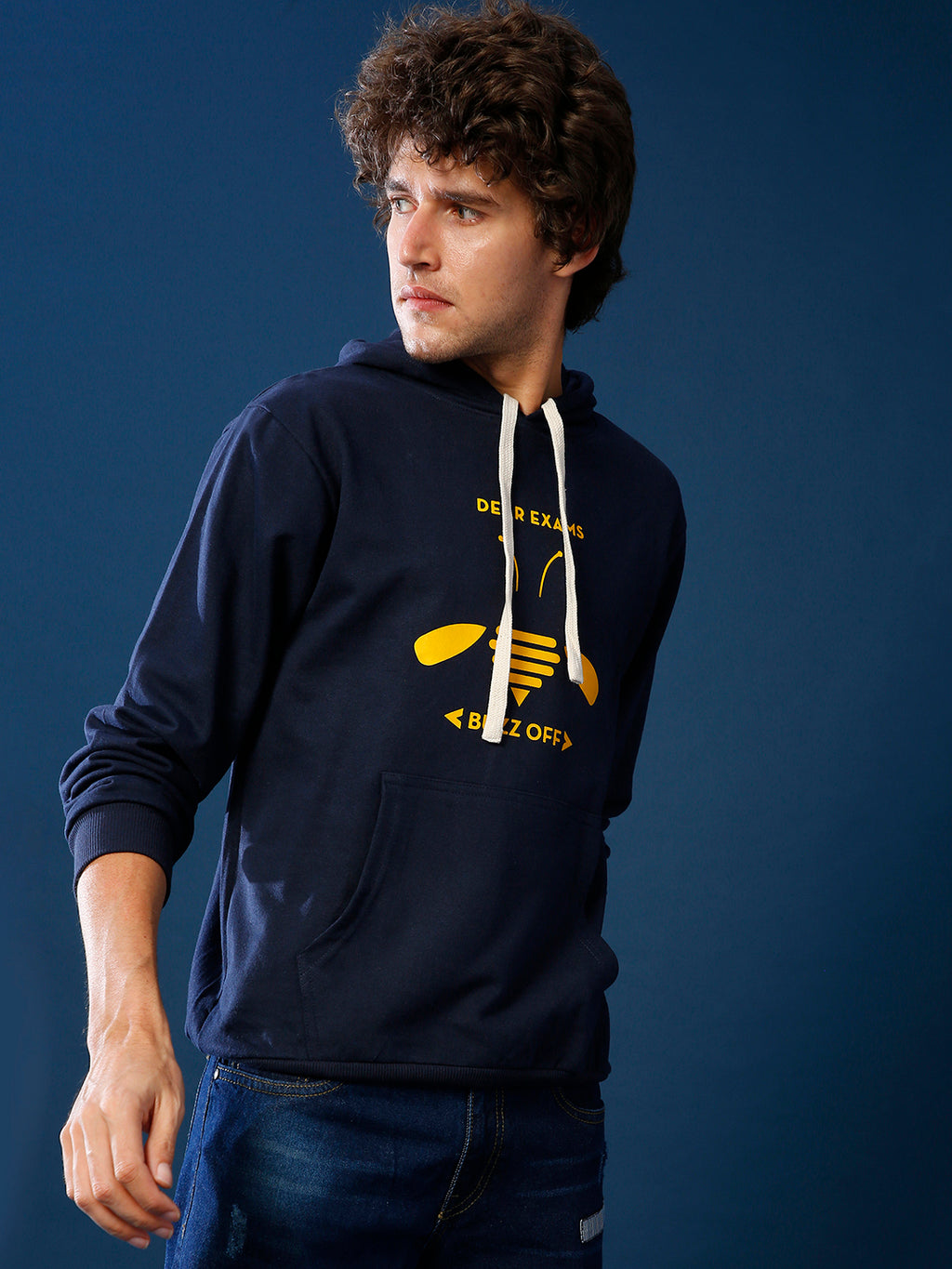 Buzz Off Hoodie With Kangaroo Pocket