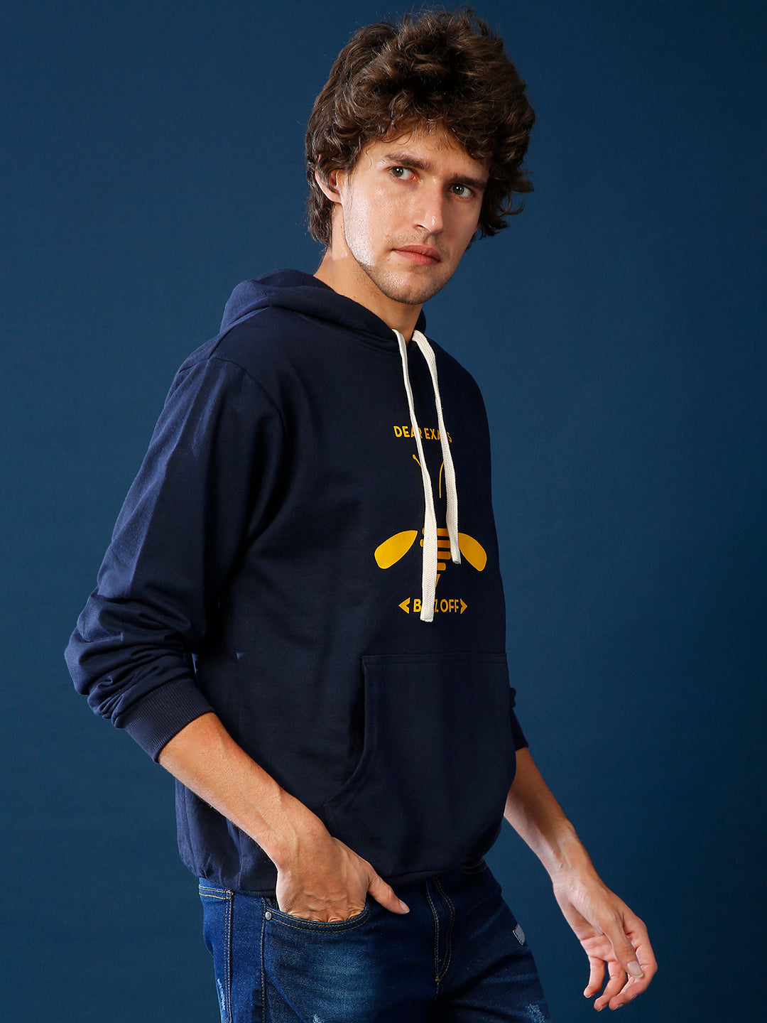 Buzz Off Hoodie With Kangaroo Pocket