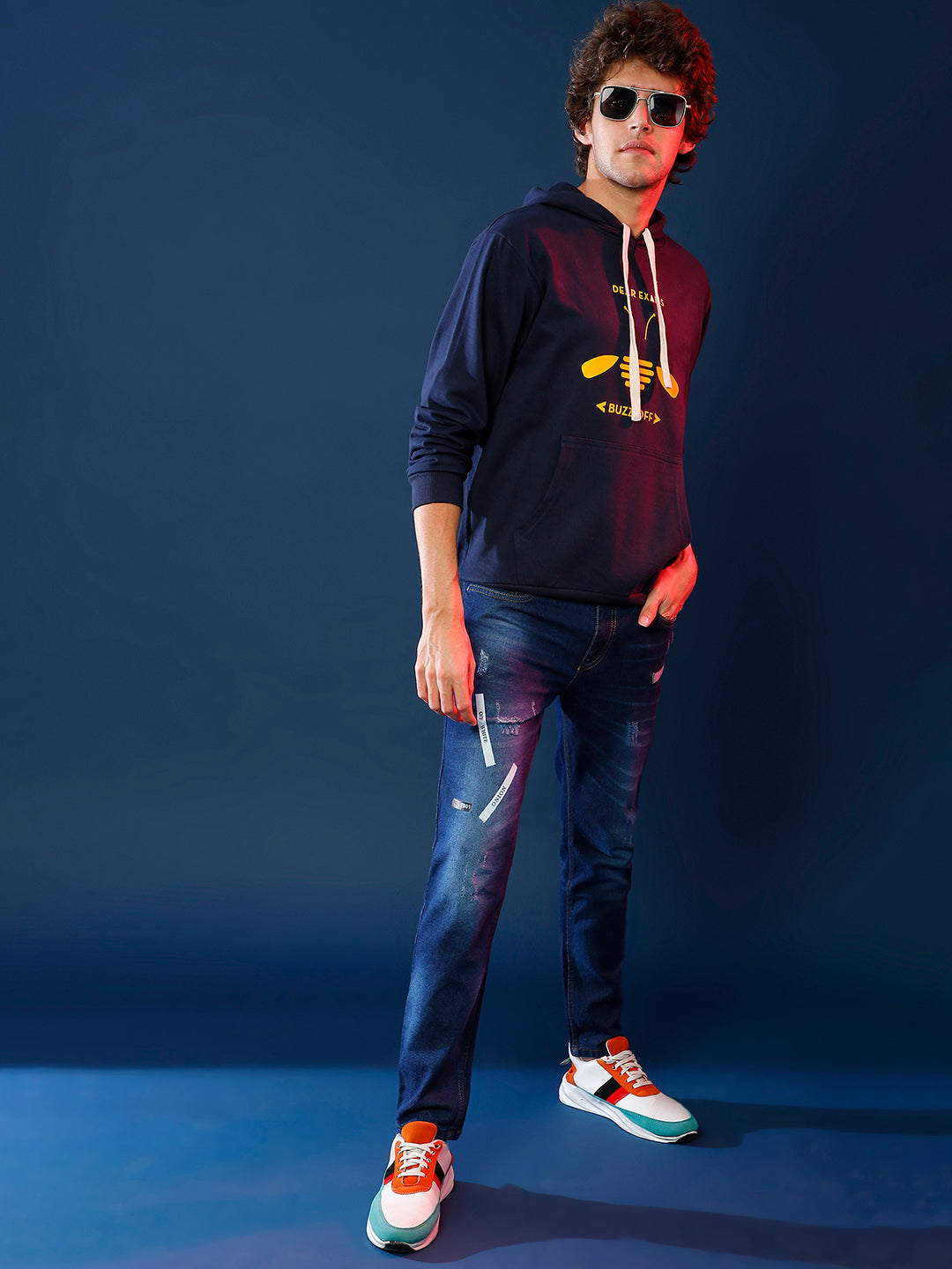 Buzz Off Hoodie With Kangaroo Pocket