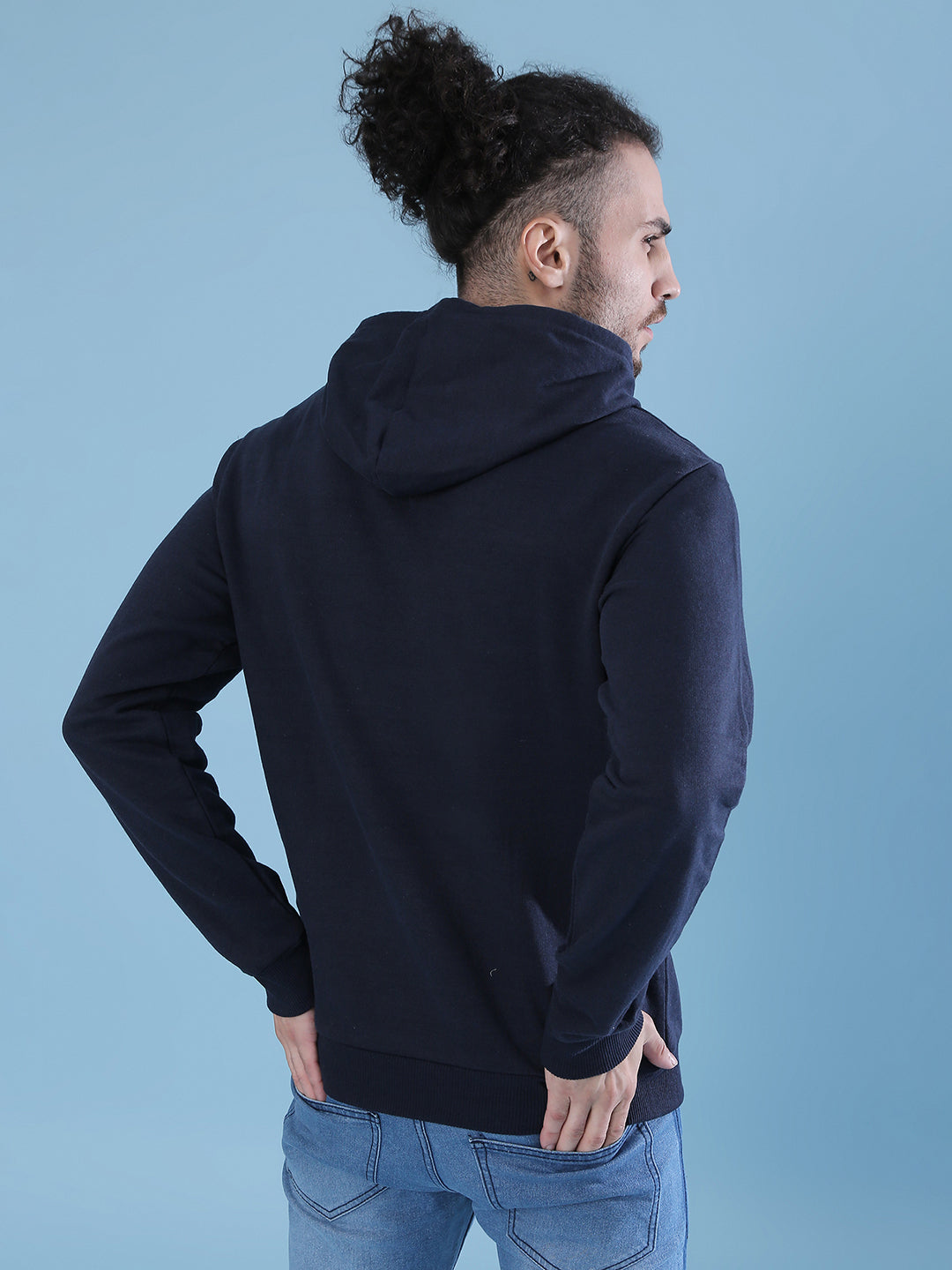 Water Molecules Hoodie With Kangaroo Pocket