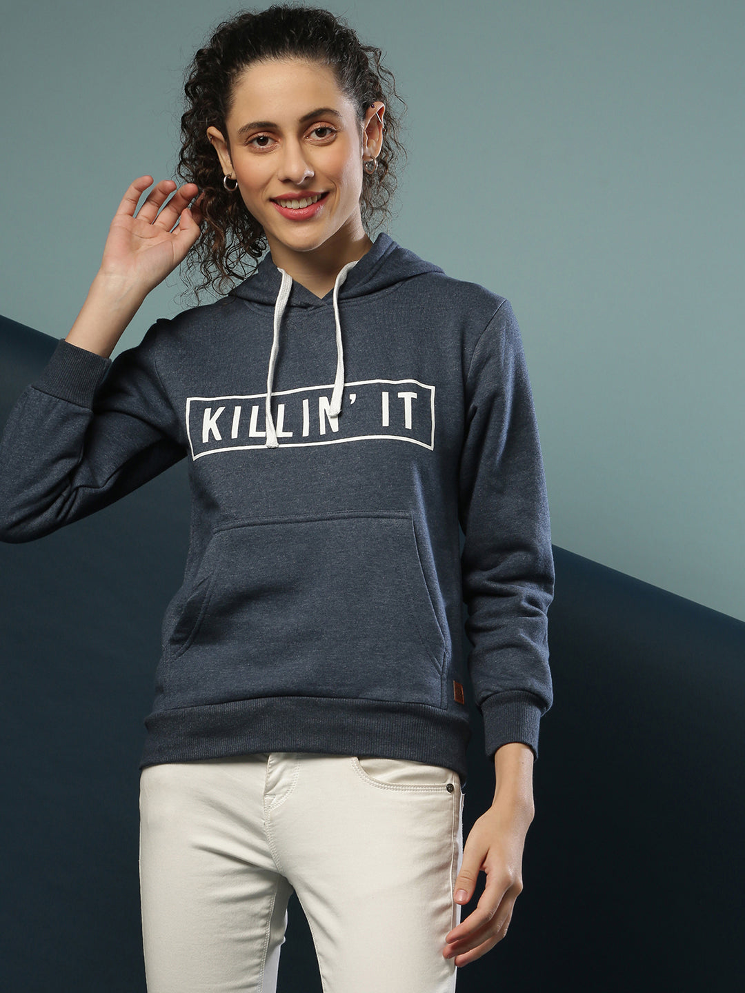 Killin' It Hoodie With Kangaroo Pocket