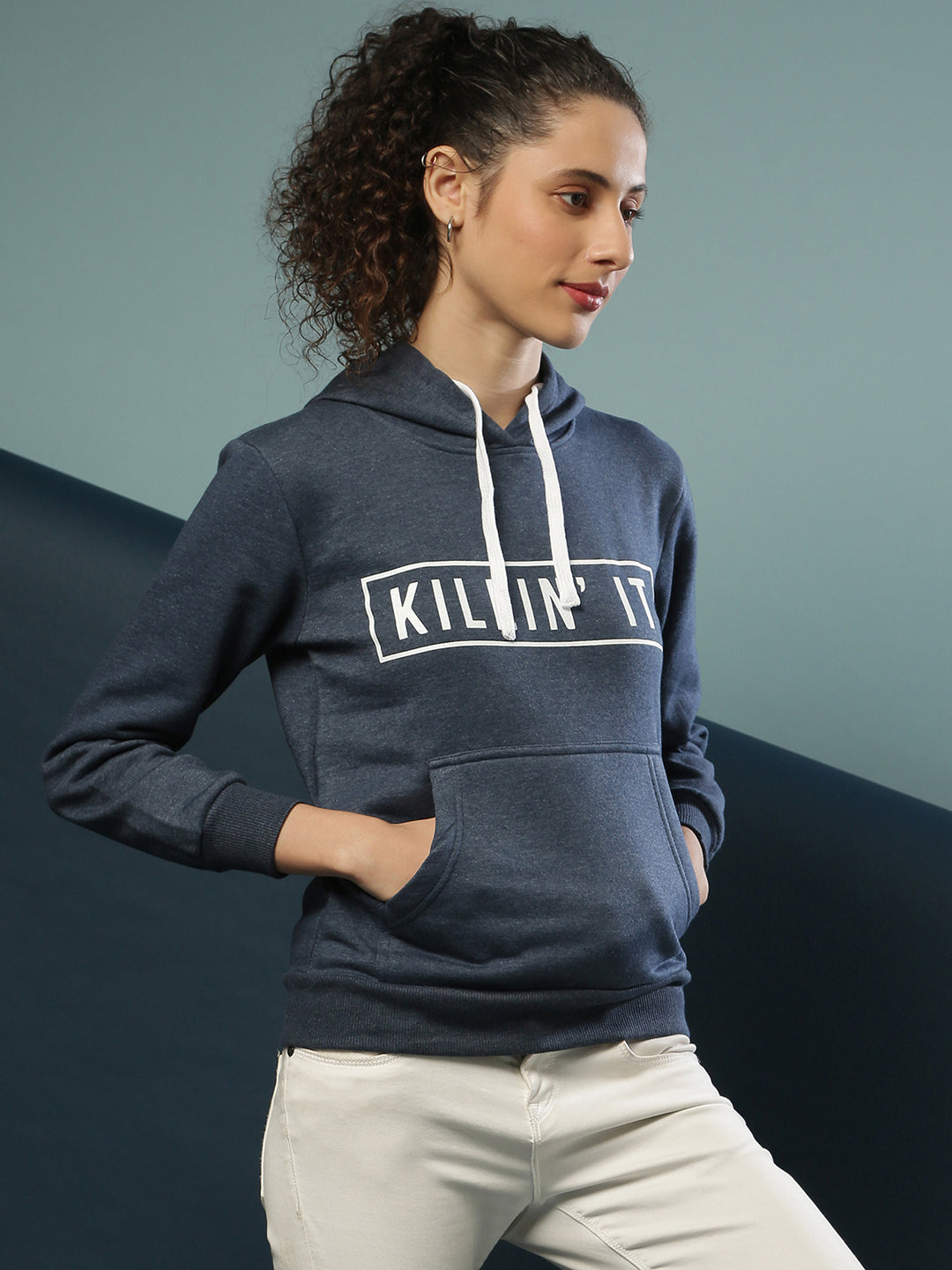 Killin' It Hoodie With Kangaroo Pocket