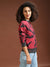 Women Self Design Sweatshirt