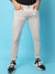 MEN’S SOLID WHITE WASHED DENIM JEANS SLIM FIT FOR CASUAL WEAR