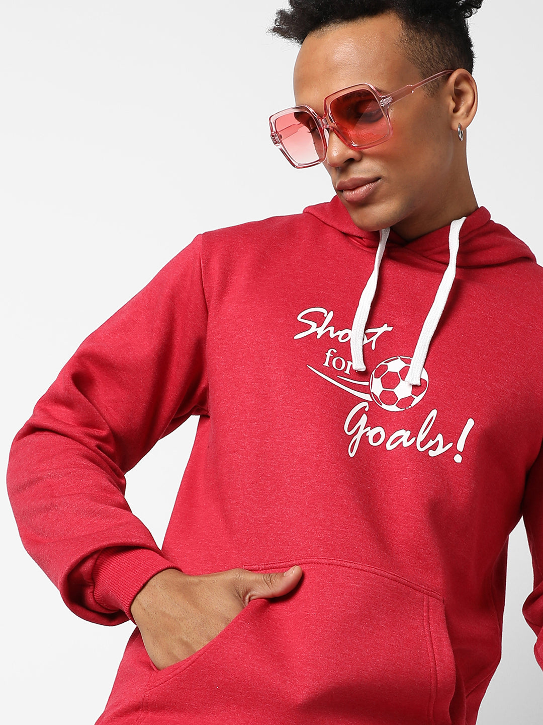 Shoot For Goals Hoodie With Kangaroo Pocket